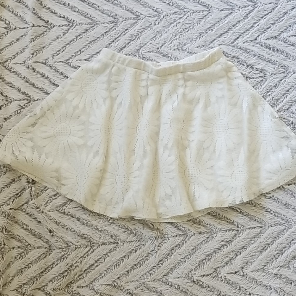 Pacsun LA Hearts High Waisted Lace Floral Skirt